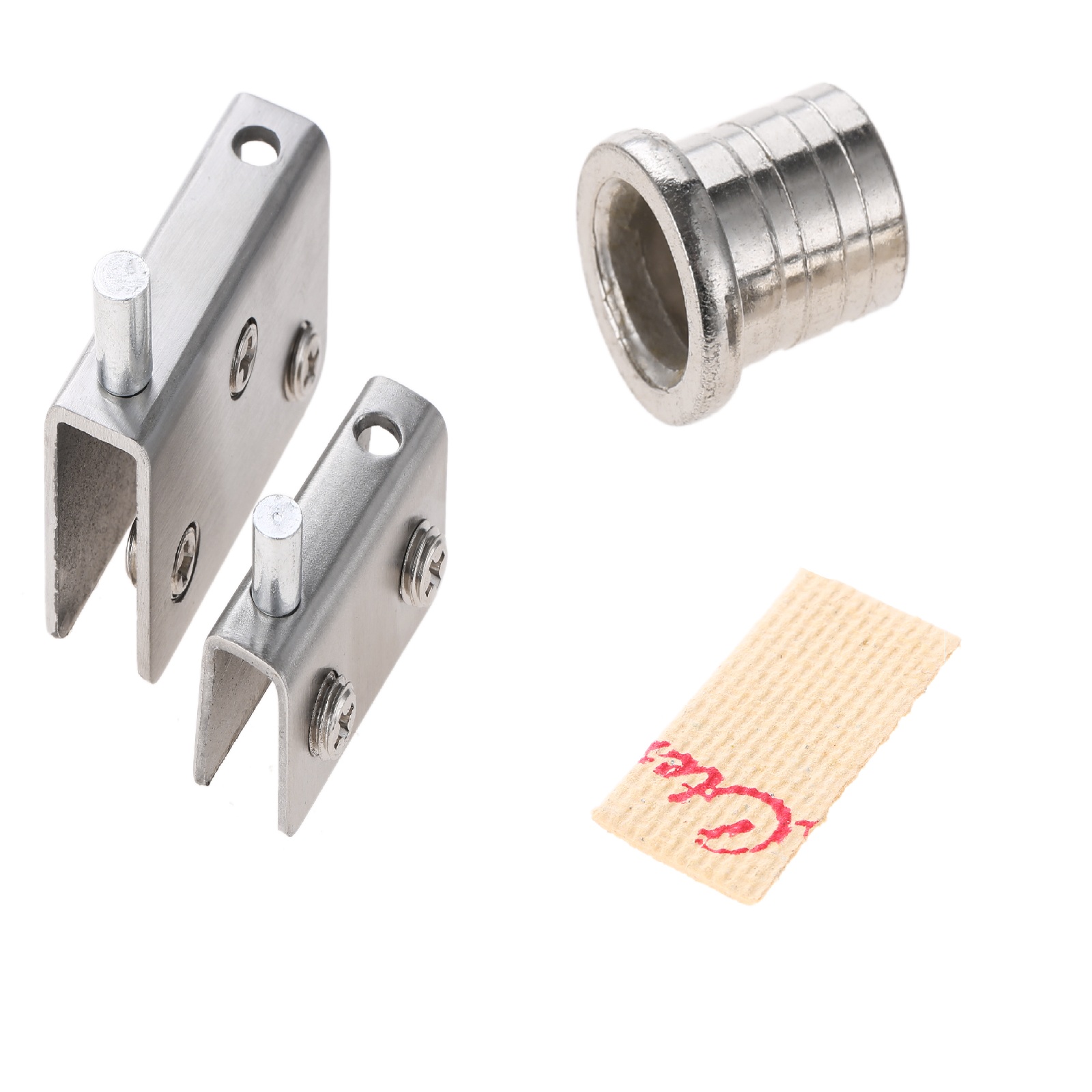 2 Pcs Glass Shelf Clamp Pivot  - Glass Door Hinge ulasan dan harga