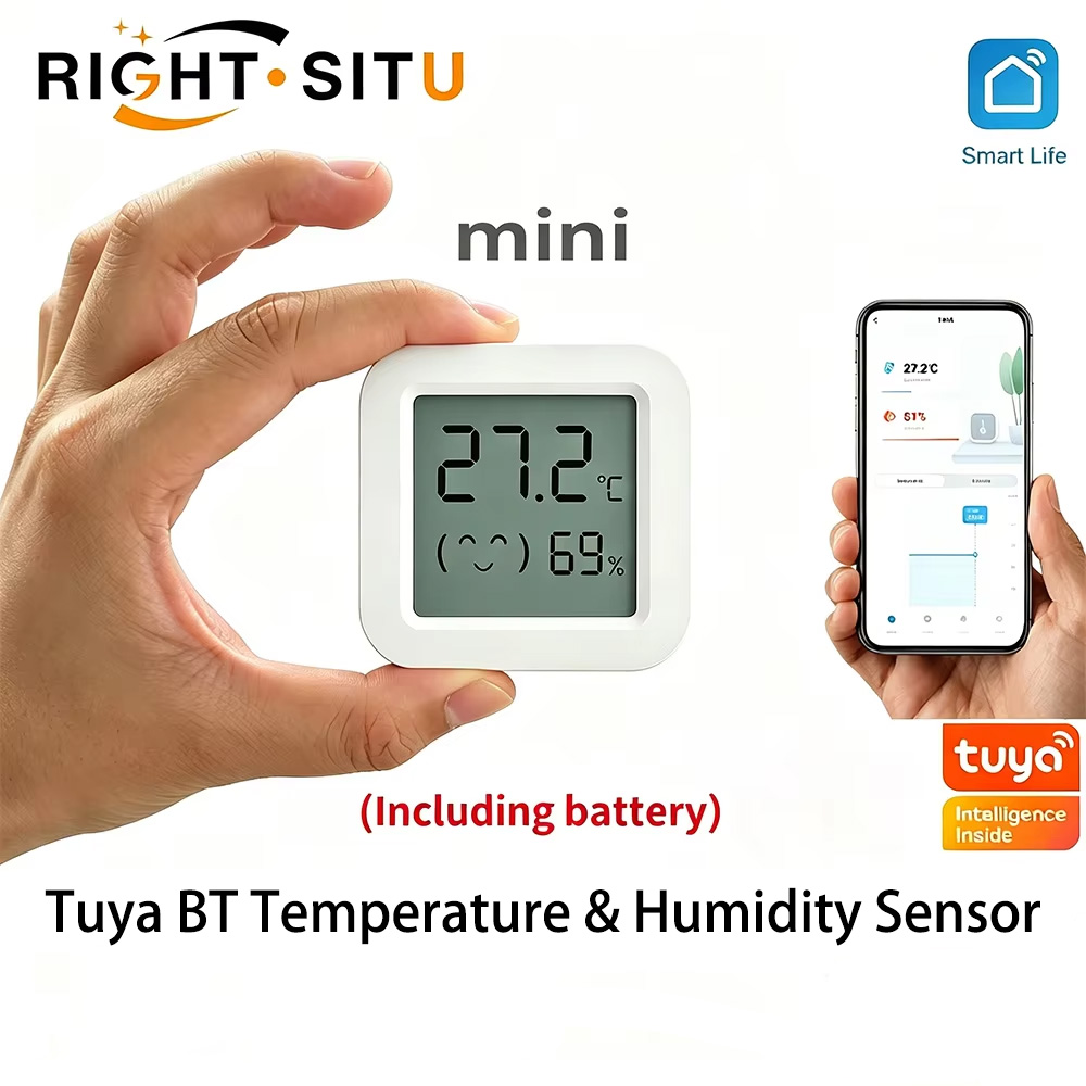 Tuya Temperature Humidity Sens - Digital Hygrometer Probe ulasan dan harga