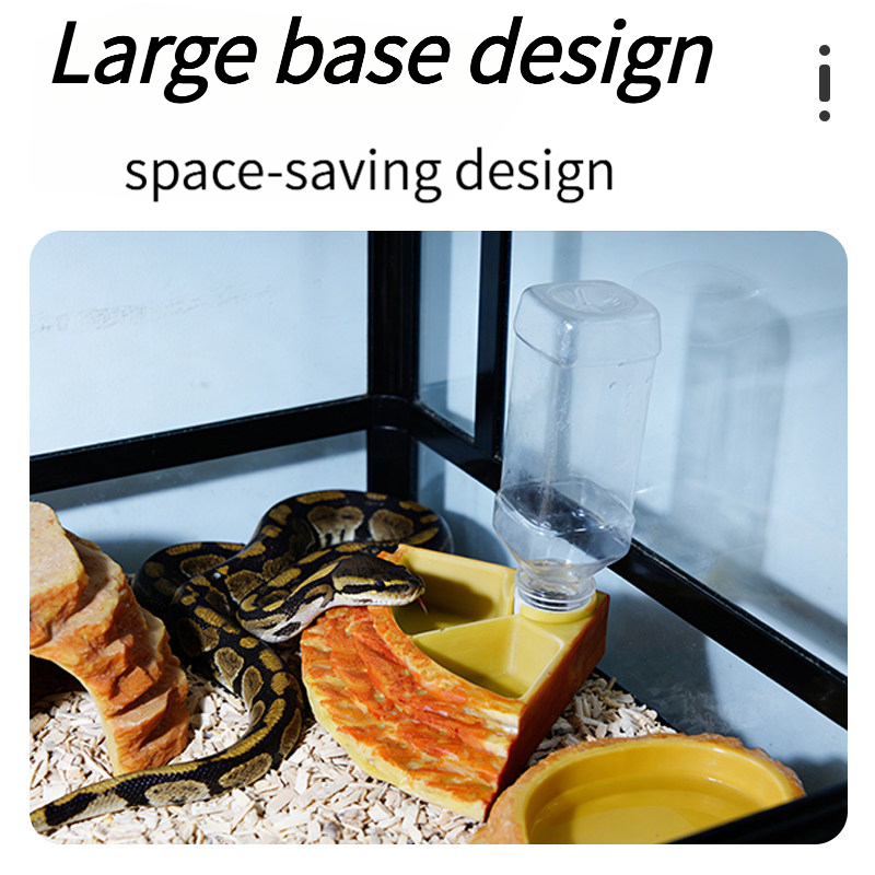 2 in 1 Reptile Water Cup Feede - Water Dish Reptile ulasan dan harga
