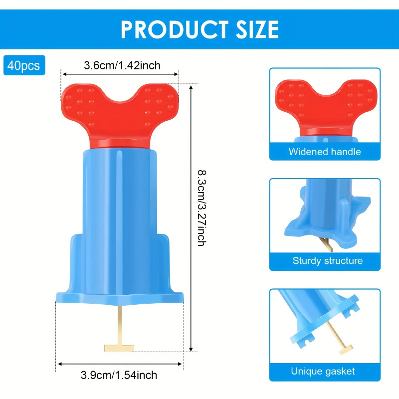40Pcs New Design Tile Leveling - Ceramic Tile Floor ulasan dan harga